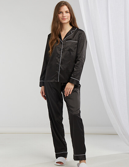 Ladies´ Satin Long Pyjamas