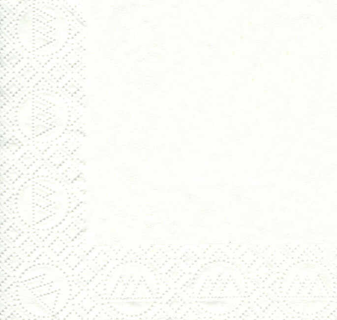 Servietten Blanco, Qualität / Kartoninhalt: Hochweiss 24-2-1/4