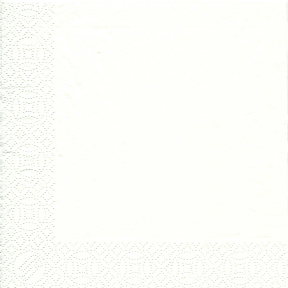 Servietten Blanco, Qualität / Kartoninhalt: Hochweiss 33-3-1/4