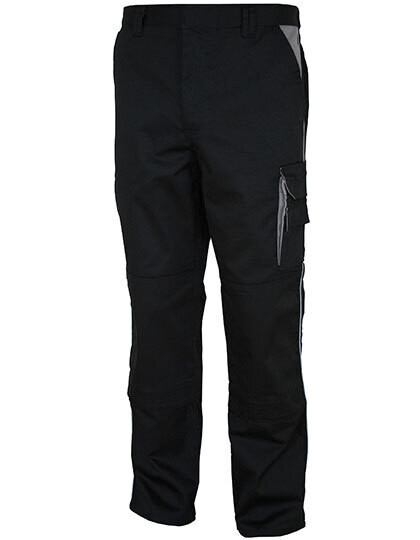 Contrast Work Pants, Farbe: Black/Grey