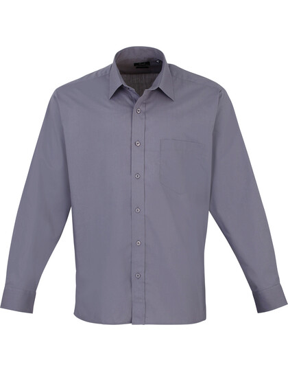 Men's Poplin Long Sleeve Shirt