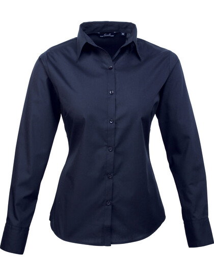 Women's Poplin Long Sleeve Blouse