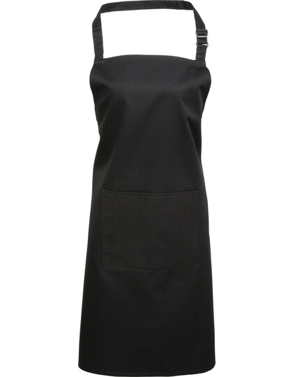 Colours Collection Bib Apron With Pocket