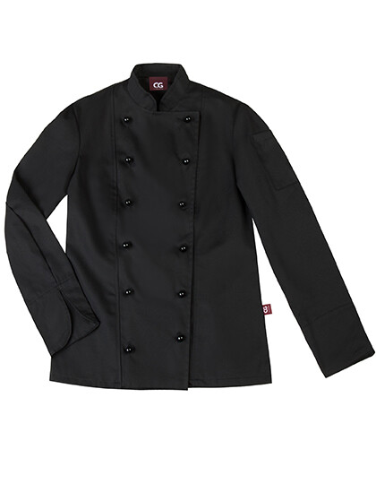 Ladies´ Chef Jacket Rimini, Farbe: Black