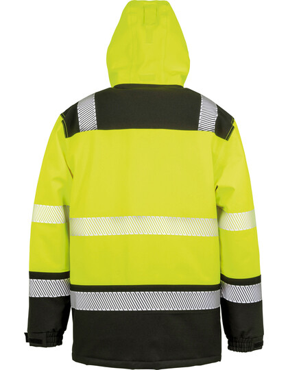 Printable Waterproof Softshell Safety Coat