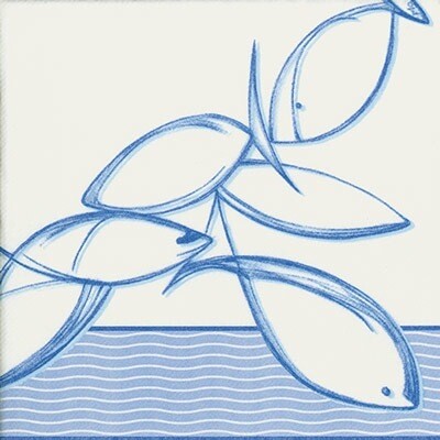 Fischtanz blau