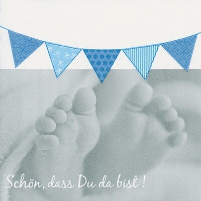 Taufe blau