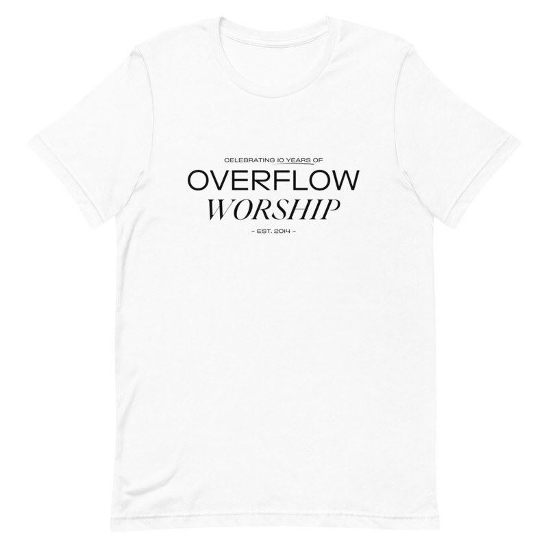 White Unisex Overflow T-Shirt