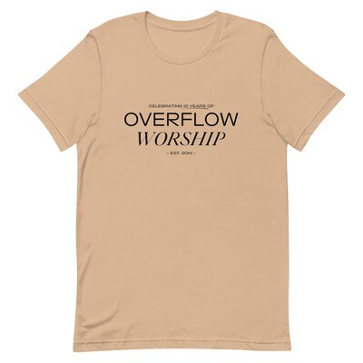 Tan Unisex Overflow T-shirt