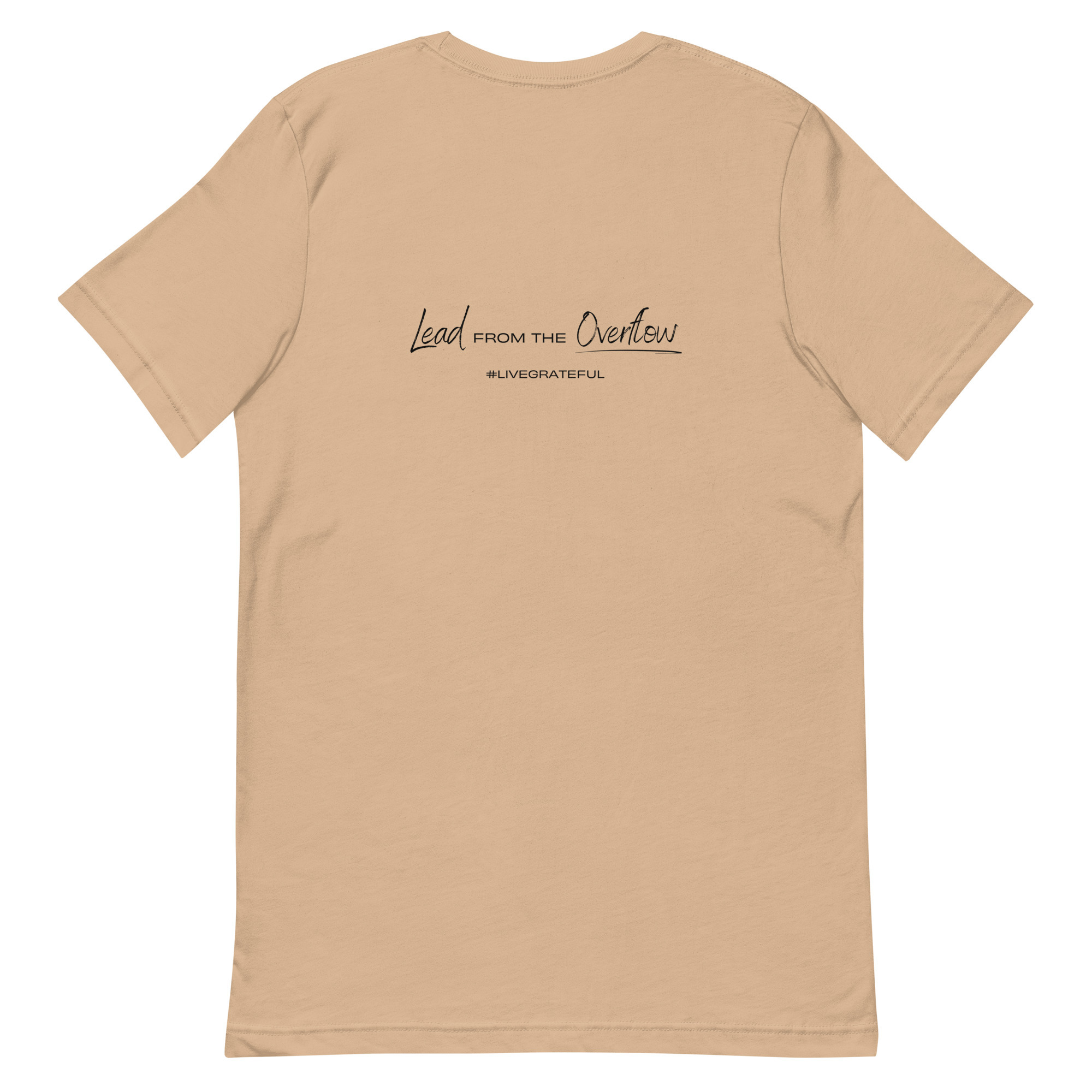 Tan Unisex Overflow T-shirt