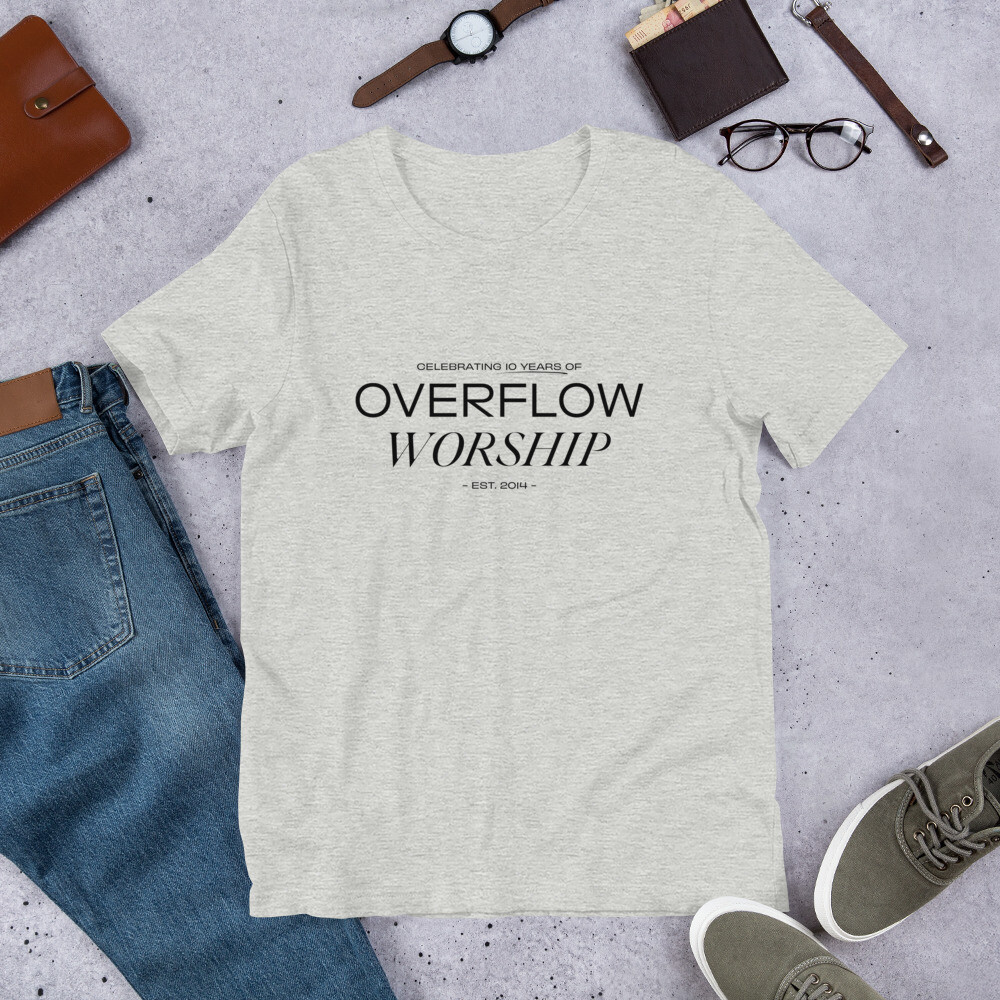 Gray Unisex Overflow T-Shirt