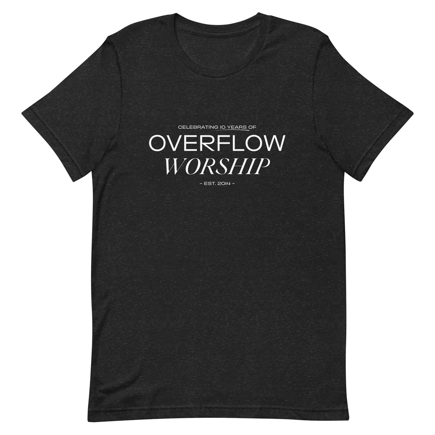 Black Unisex Overflow T-Shirt