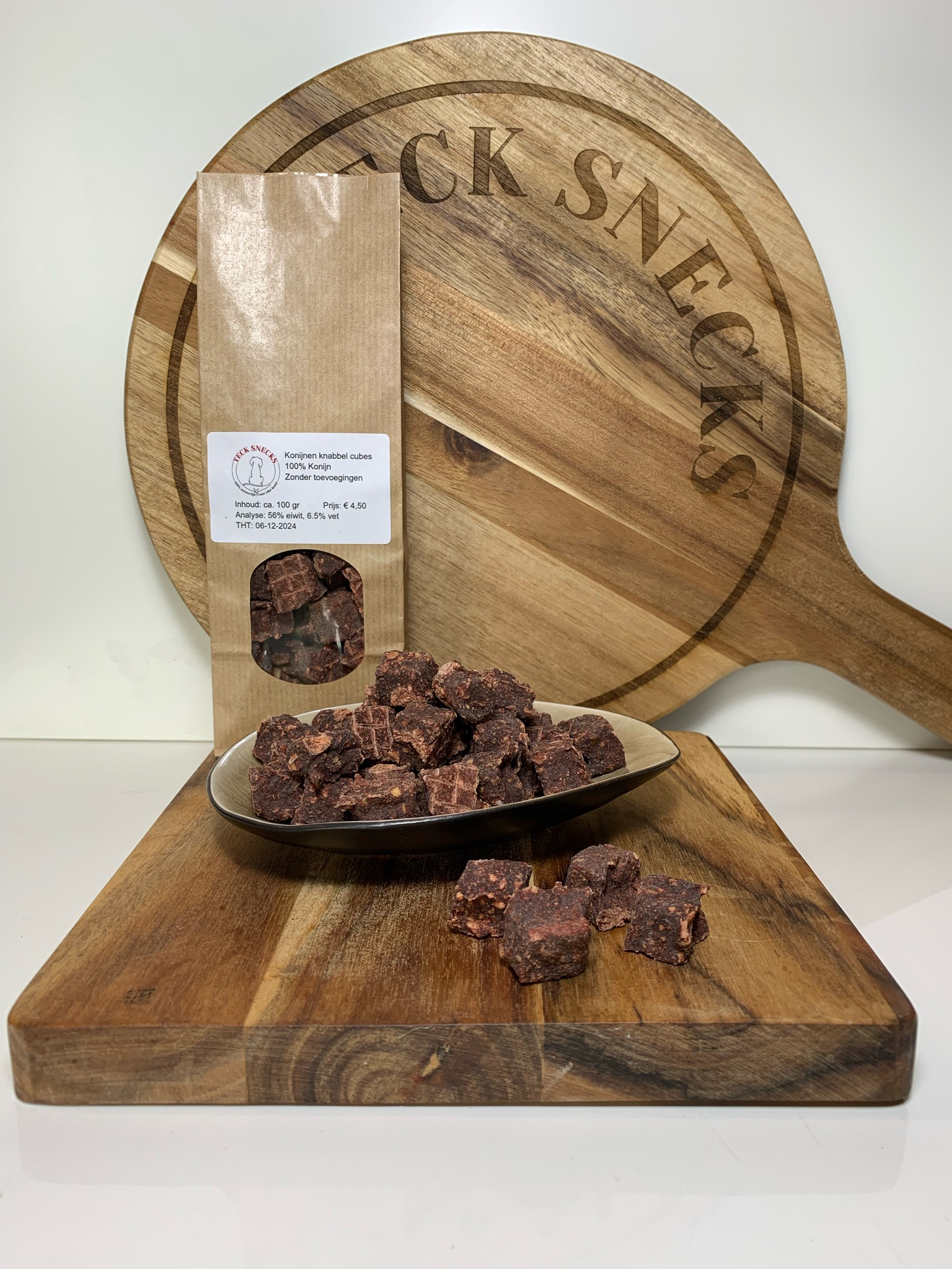 Konijnen knabbel cubes 100 gr.