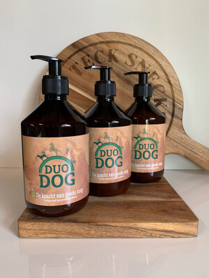 Duo Dog 0,5 liter - Nieuwe flessen incl pomp