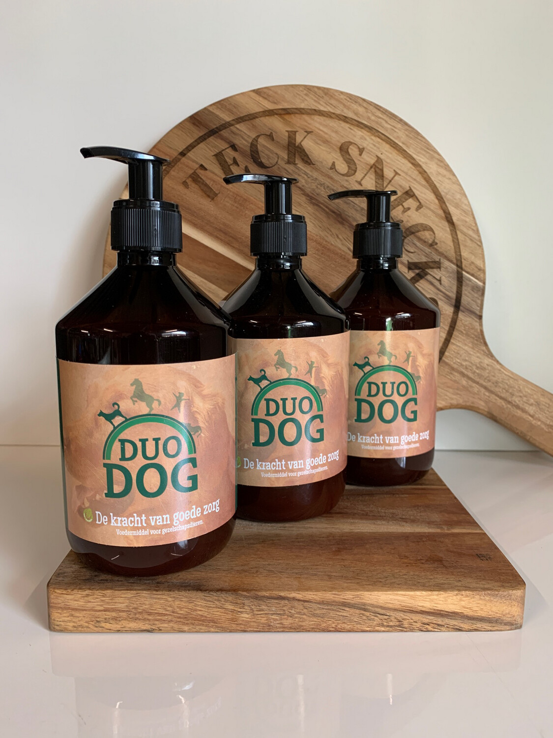 Duo Dog 0,5 liter - Nieuwe flessen incl pomp