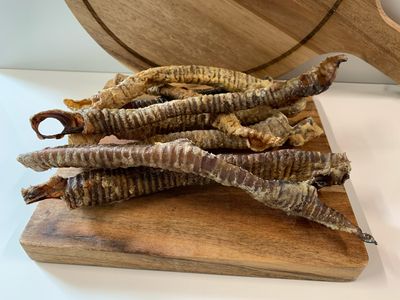 Lamsluchtpijpjes 100 gr.