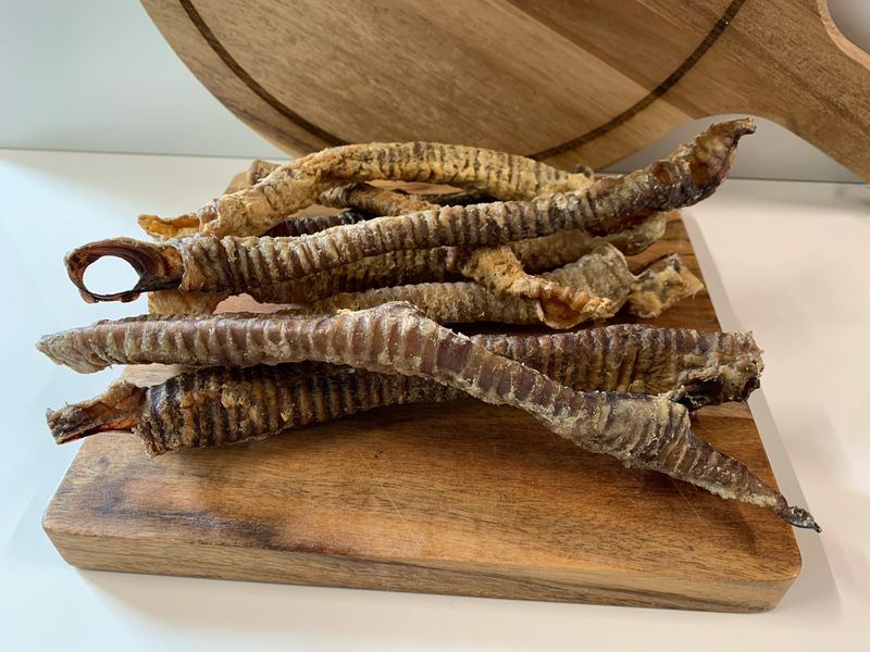 Lamsluchtpijpjes 100 gr.