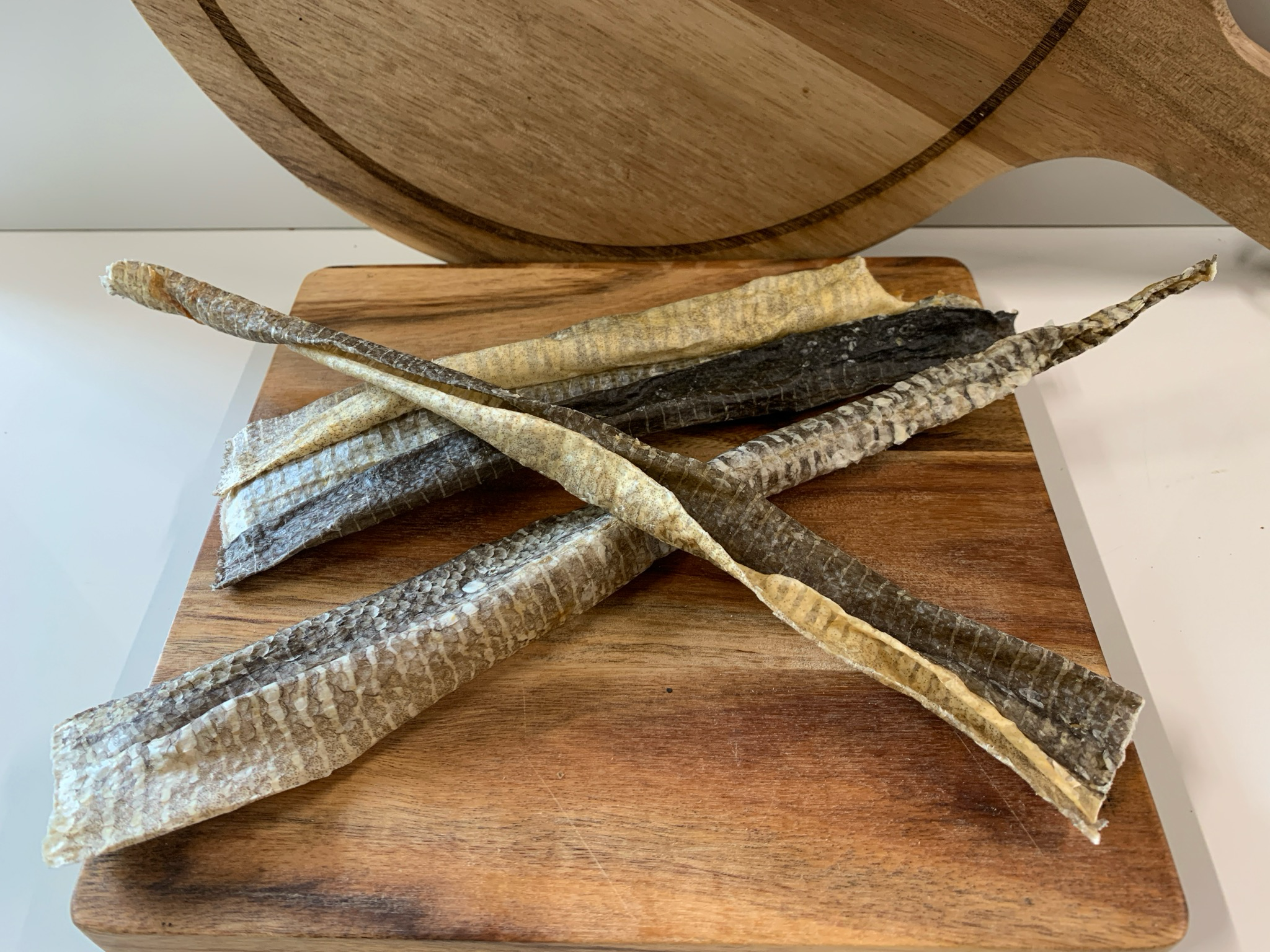 Noordzee kabeljauwhuiden - 75 gr