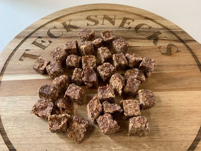 Tonijn vlees cubes 100 gr.