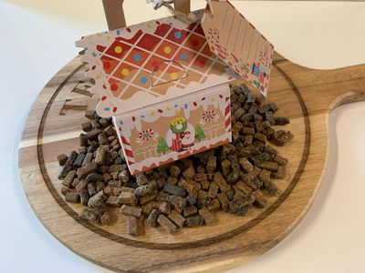KERST - Kraft huisje met mini's