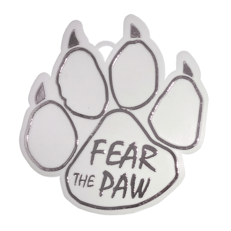 32- Large Paw w/ "Fear the Paw"