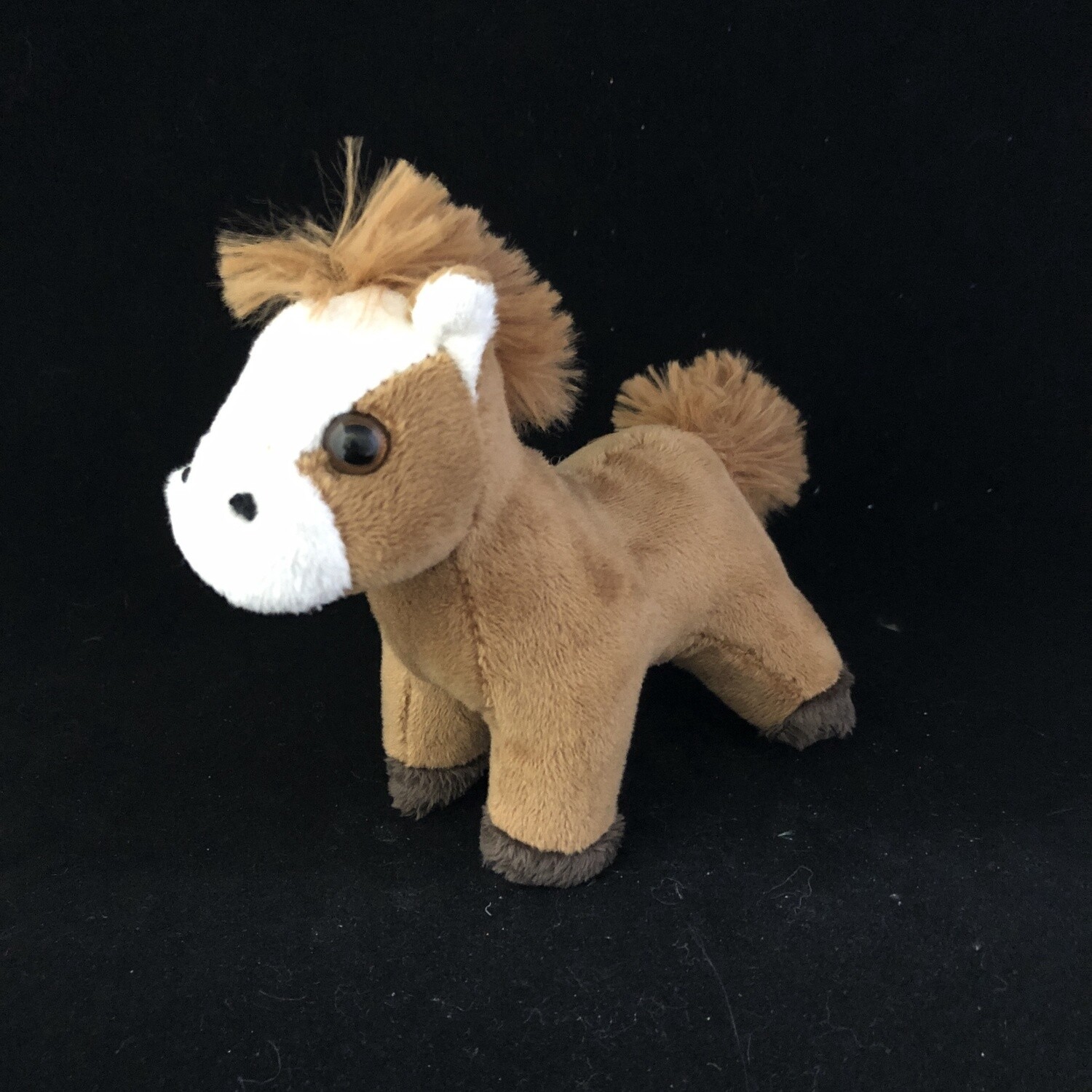 5" Brown & White Standing Horse
