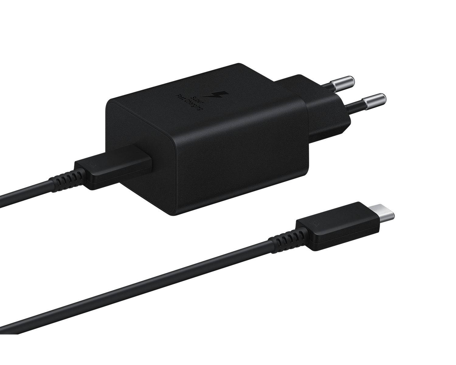 Samsung 45 W USB-C snabbladdare med kabel, svart