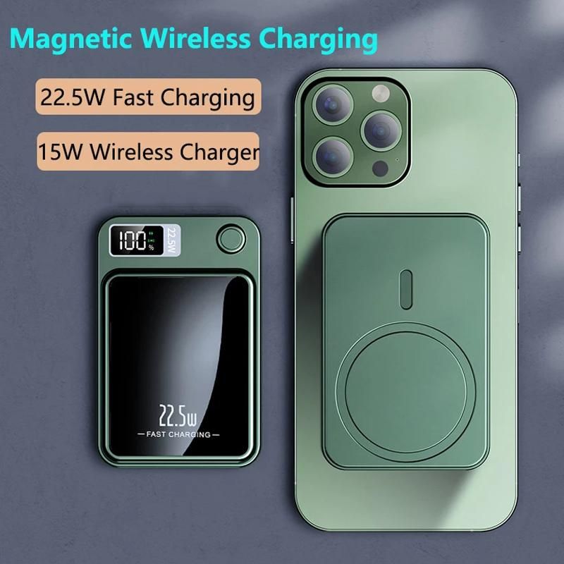 Macsafe Powerbank Magnetic Wireless 2 IN 1
