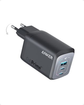 Anker Prime - Strömadapter - GaN - 100 Watt - 5 A - 3 utdatakontakter (2 x USB-C, USB typ A)