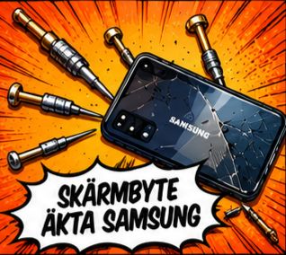 Skärmbyte Äkta Samsung