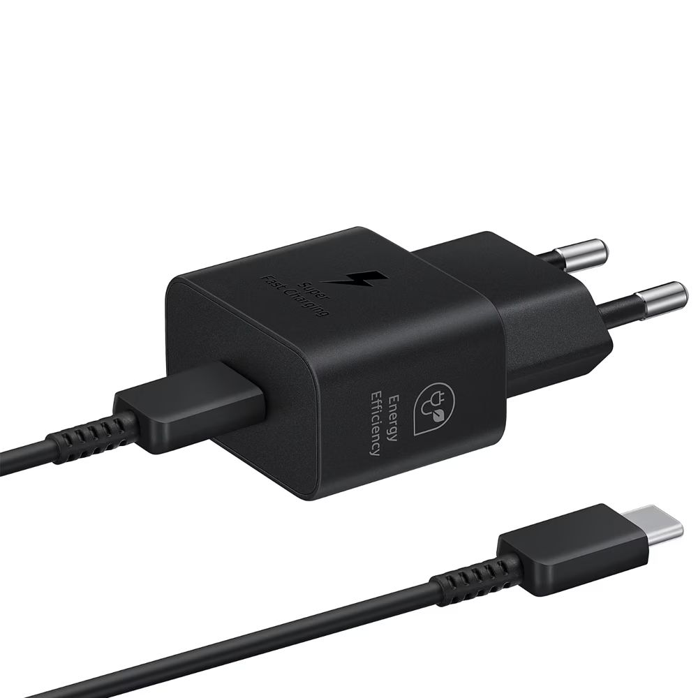 Samsung USB-C snabbladdare 25W PD 3.0 1 M, svart