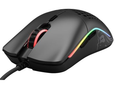Glorious Gaming Model O - Wired Gaming Mouse, 67 g, Honeycomb Design, RGB, Pixart 3360 Sensor, Omron Switch, Double Handed - Matte Black