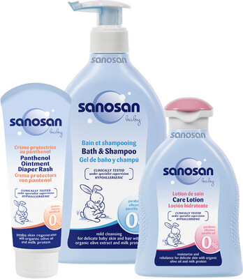 Sữa tắm cho trẻ sơ sinh Sanosan