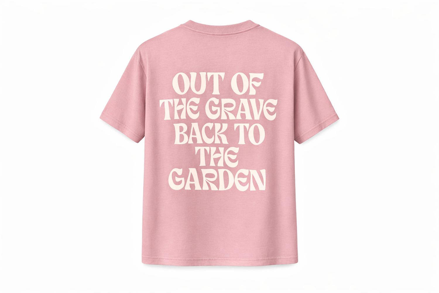 300gsm Back to The garden T-shirt