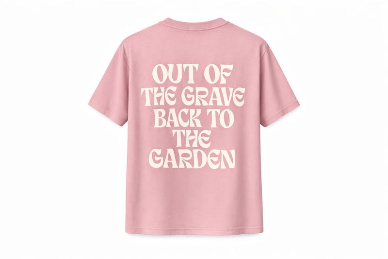 220gsm Back to The garden T-shirt