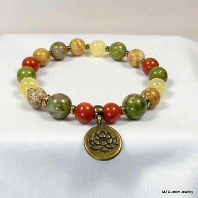 MOVING ON / Bronze - Mala Bracelet (medium)