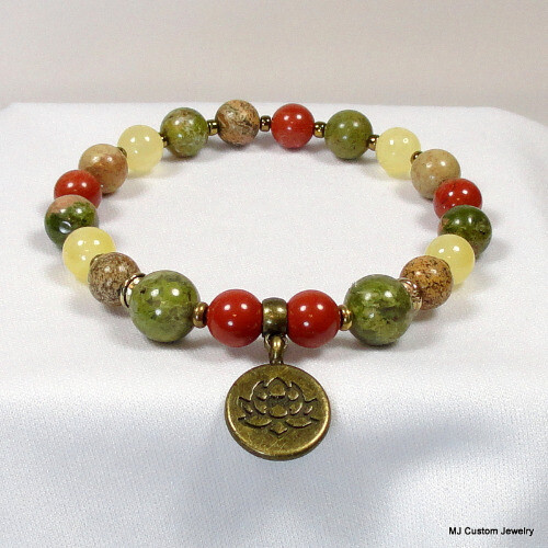 MOVING ON / Bronze - Mala Bracelet (large)