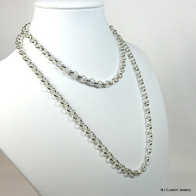 Simply Silver (Plated) - Heavy Rolo Link Necklace