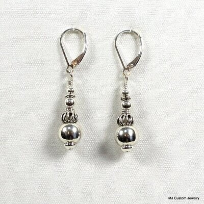 Simply Silver - Bali Silver Open Basket Earrings