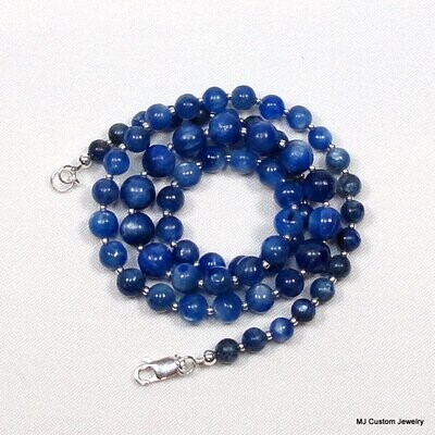 Kyanite Graduating Gemstone Necklace