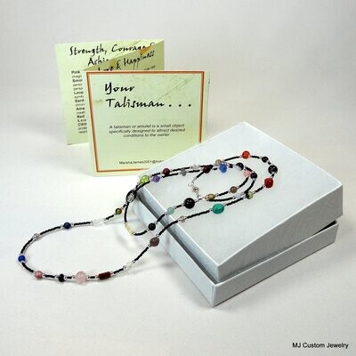 Talisman Multi-Gemstone Friendship Necklace