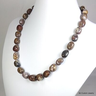 Pietersite Tumbled Nugget Necklace