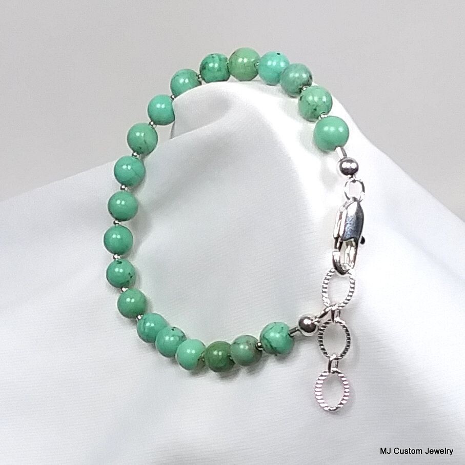 Turquoise Round Gemstone Bracelet