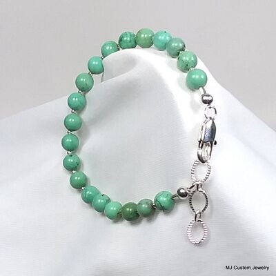 Turquoise Round Gemstone Bracelet
