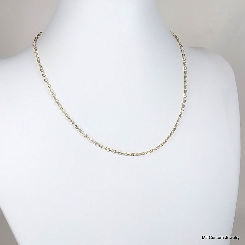 Simply Gold – 14k Gold Filled Cable Chain Necklace – 18”