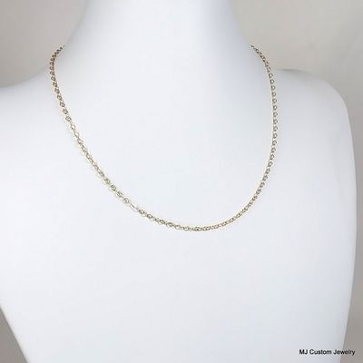 Simply Gold – 14k Gold Filled Cable Chain Necklace – 18”