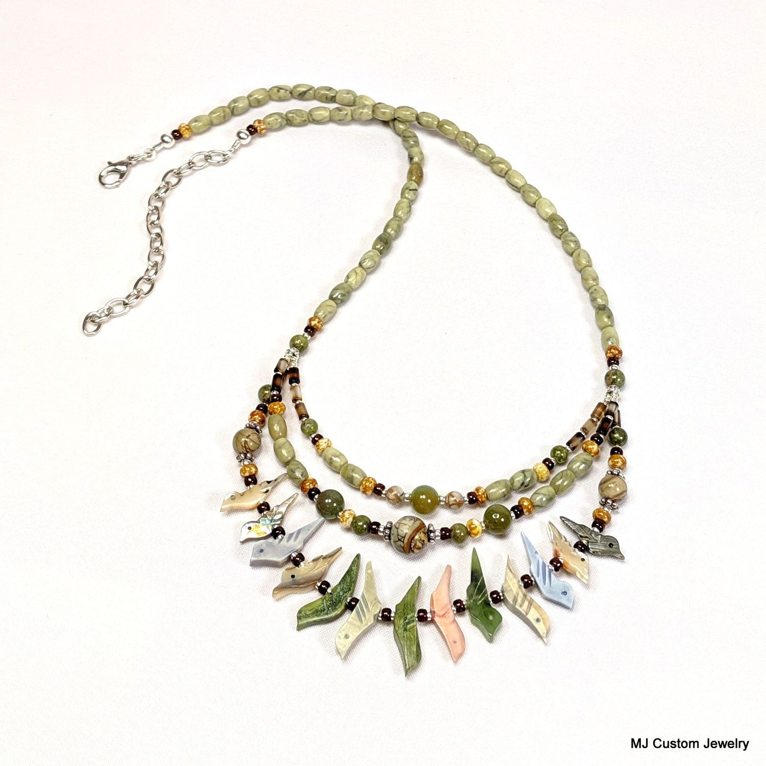 Fetish & Treasures Triple Bib Necklace