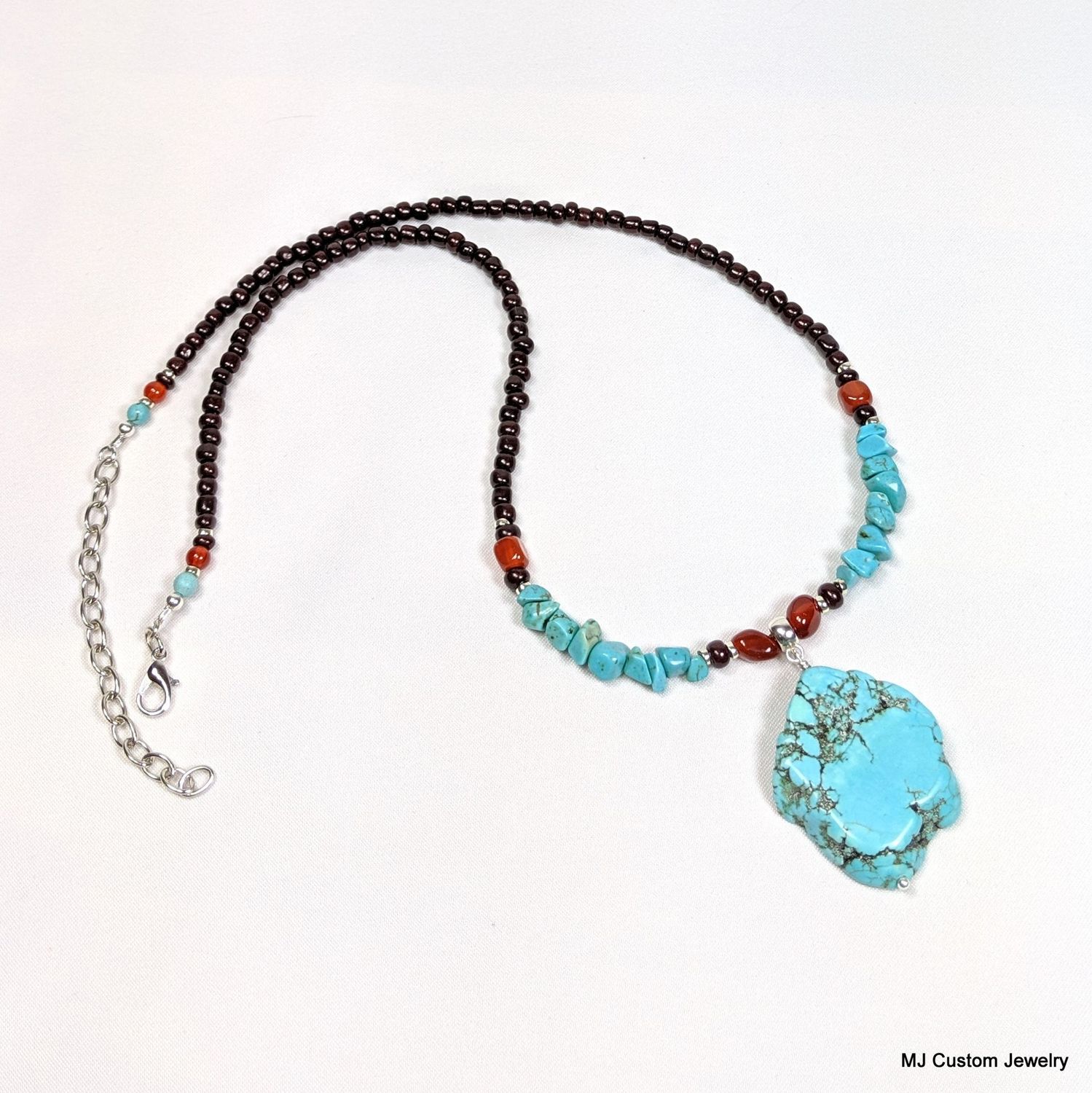 Turquoise Nugget Pendant Necklace Turquoise Nugget Pendant Necklace