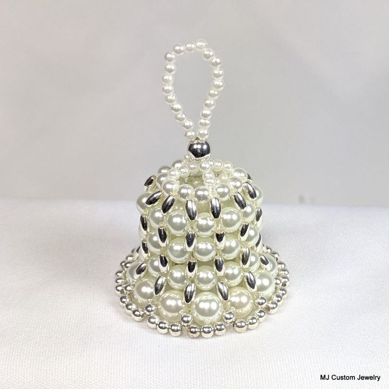 Pearl Bell Christmas Ornament