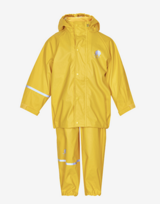 Regenkombi Jacke und Hose - Ce La Vi gelb